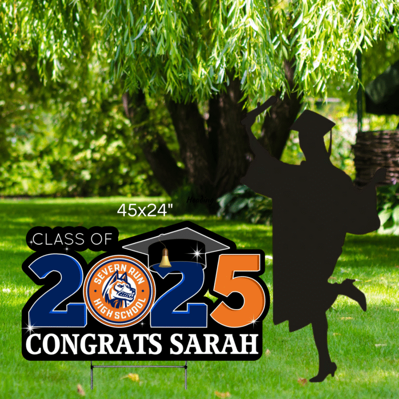 2025 School Spirit Grad Yard Sign